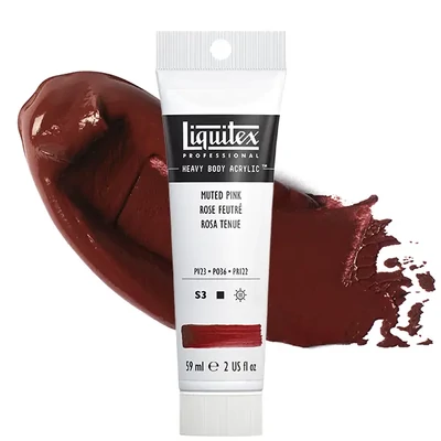 Liquitex Heavy Body vopsea acrilică, 59 ml - 504, muted pink