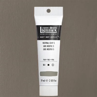 Liquitex Heavy Body vopsea acrilică, 59 ml - 599, neutral gray value 5/mixing gray