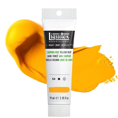 Liquitex Heavy Body vopsea acrilică, 59 ml - 891, cadmium-free yellow deep