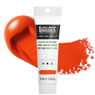Liquitex Heavy Body vopsea acrilică, 59 ml - 893, cadmium-free red light