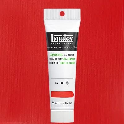 Liquitex Heavy Body vopsea acrilică, 59 ml - 894, cadmium-free red medium
