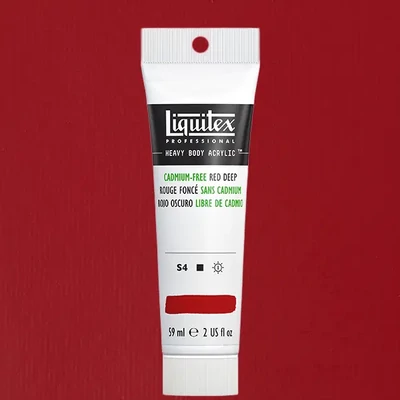 Liquitex Heavy Body vopsea acrilică, 59 ml - 895, cadmium-free red deep