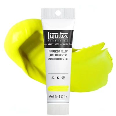 Liquitex Heavy Body vopsea acrilică, 59 ml - 981, fluorescent yellow