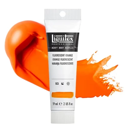Liquitex Heavy Body vopsea acrilică, 59 ml - 982, fluorescent orange