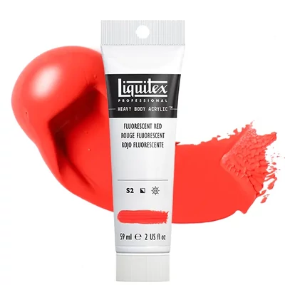 Liquitex Heavy Body vopsea acrilică, 59 ml - 983, fluorescent red