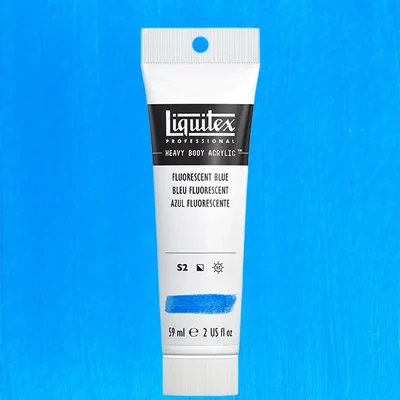 Liquitex Heavy Body vopsea acrilică, 59 ml - 984, fluorescent blue