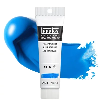 Liquitex Heavy Body vopsea acrilică, 59 ml - 984, fluorescent blue