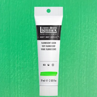 Liquitex Heavy Body vopsea acrilică, 59 ml - 985, fluorescent green