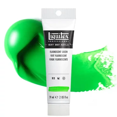 Liquitex Heavy Body vopsea acrilică, 59 ml - 985, fluorescent green