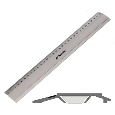 Leniar rigla de aluminiu - 30 cm