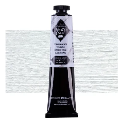 Vopsea acrilică Saint-Petersburg Master Class, 46 ml - 101, titanium white