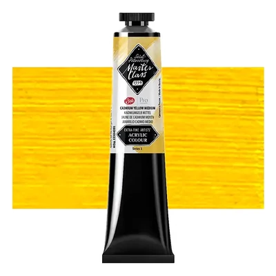 Vopsea acrilică Saint-Petersburg Master Class, 46 ml - 201, cadmium yellow medium