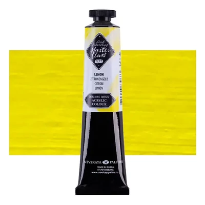 Vopsea acrilică Saint-Petersburg Master Class, 46 ml - 214, lemon