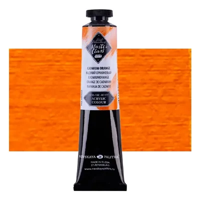 Vopsea acrilică Saint-Petersburg Master Class, 46 ml - 304, cadmium orange