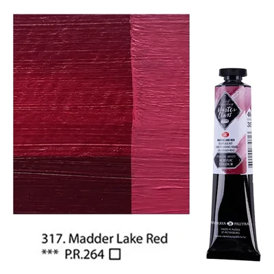 Vopsea acrilică Saint-Petersburg Master Class, 46 ml - 317, madder lake red