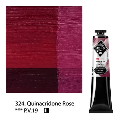 Vopsea acrilică Saint-Petersburg Master Class, 46 ml - 324, quinacridone rose (magenta)