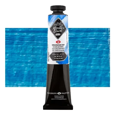 Vopsea acrilică Saint-Petersburg Master Class, 46 ml - 542, ceruleum blue deep