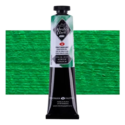 Vopsea acrilică Saint-Petersburg Master Class, 46 ml - 706, cobalt green light