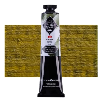 Vopsea acrilică Saint-Petersburg Master Class, 46 ml - 727, olive green