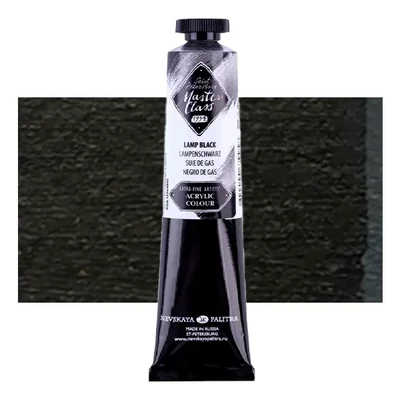 Vopsea acrilică Saint-Petersburg Master Class, 46 ml - 801, lamp black