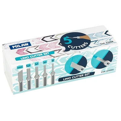 Set cuțite de linogravare Milan, 6 buc