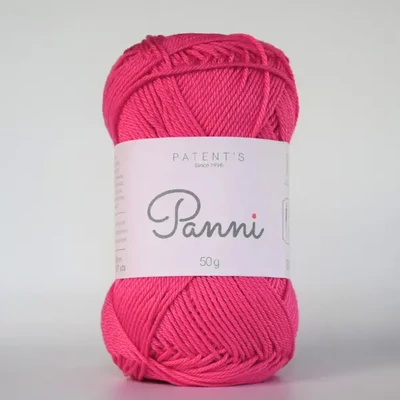 Fire de bumbac Panni, 50 g - 027, zmeură (Catania 256)