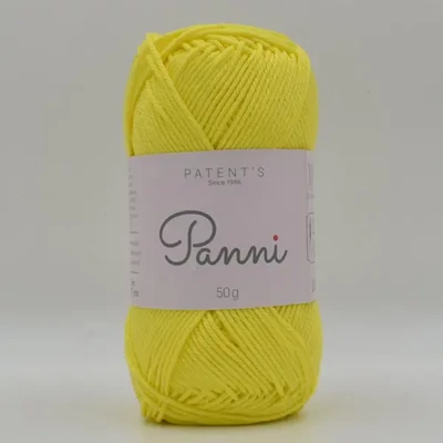 Fire de bumbac Panni, 50 g - 060, galben-lămâie (Catania 280)