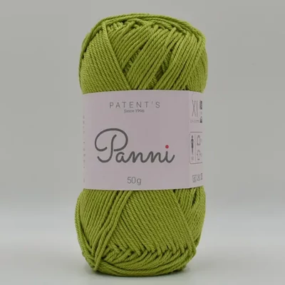 Fire de bumbac Panni, 50 g - 067, verde-măr (Catania 205)