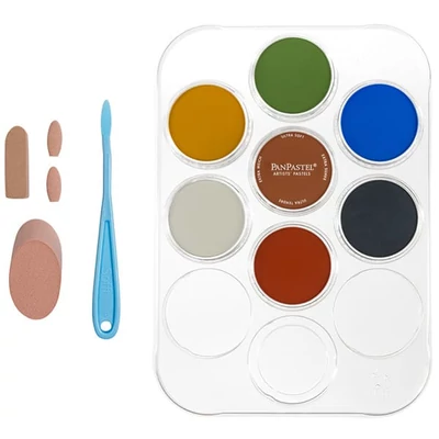 PanPastel set pastel uscat în recipiente, 7 buc + accesorii - Landscape