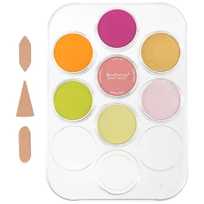 PanPastel set pastel pudră în recipiente, 7 buc + accesorii - Lia Griffith Designer Kit