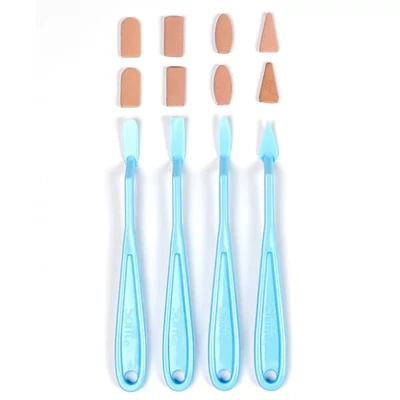 PanPastel Sofft set cuțite de pictură - 4 cuțite + 8 capete de burete