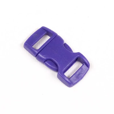 Cataramă din plastic curbat Paracord, Duraflex, 10 mm - violet