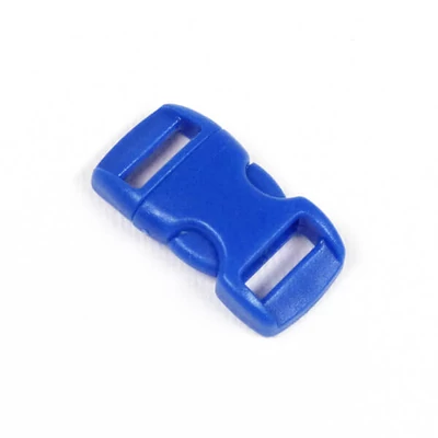 Cataramă din plastic curbat Paracord, Duraflex, 10 mm - albastru închis