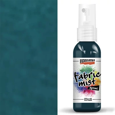 Pentart spray vopsea textil , 50 ml - turcoaz