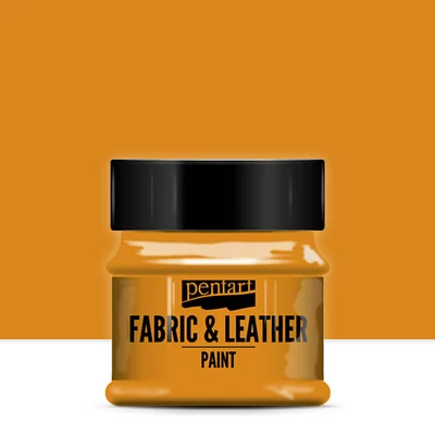 Vopsea textil și piele Pentart, 50 ml - portocaliu