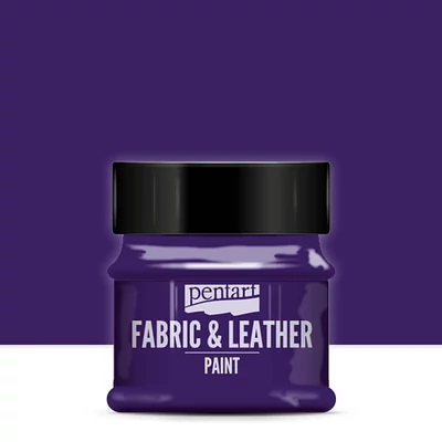 Vopsea textil și piele Pentart, 50 ml - violet