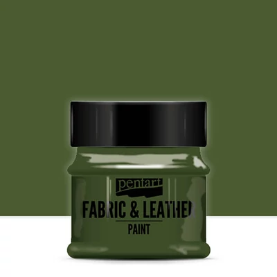 Vopsea pentru textile si piele Pentart, 50 ml - verde pin