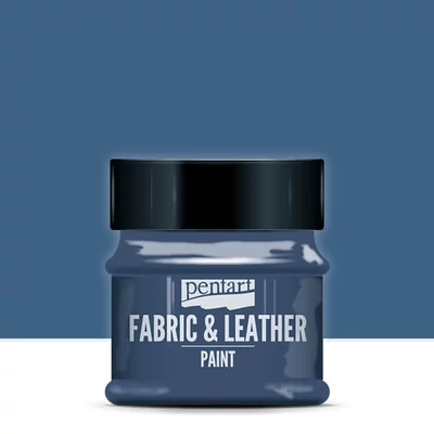 Vopsea textil și piele Pentart, 50 ml - albastru denim (vintage)