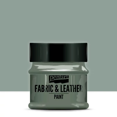 Vopsea textil și piele Pentart, 50 ml - verde măsline (de epoca)