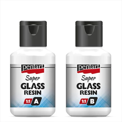 Pentart Super Glass Resin 1:1 set, 2x40 ml
