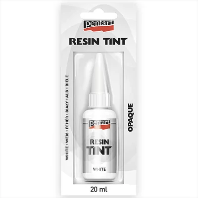 Cerneală colorantă de rășină Pentart, 20ml - albă
