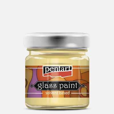 Vopsea de sticlă cu solvent Pentart, 30 ml - 771 transparenta