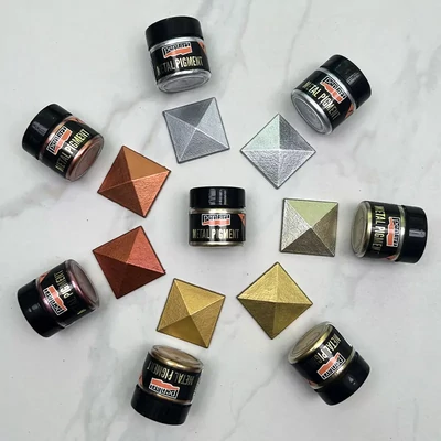 Pigment metalic Pentart, 30 ml - în diferite culori, 8 g