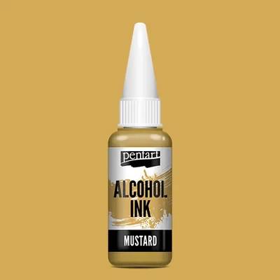 Pentart Media ink, vopsea cerneală , 20 ml - muștar