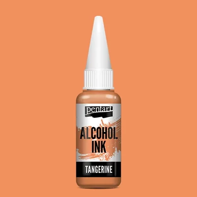 Cerneală pe bază de alcool Pentart, Media ink, cerneală lichidă, 20 ml - mandarin