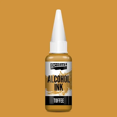Cerneală pe bază de alcool Pentart, Media ink, cerneală lichidă, 20 ml - caramel