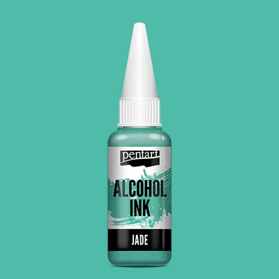 Cerneală pe bază de alcool Pentart, Media ink, cerneală lichidă, 20 ml - piatră de jad