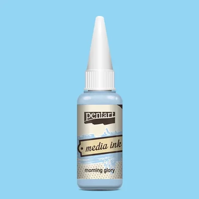 Cerneală pe bază de alcool Pentart, Media ink, cerneală lichidă, 20 ml - volbură