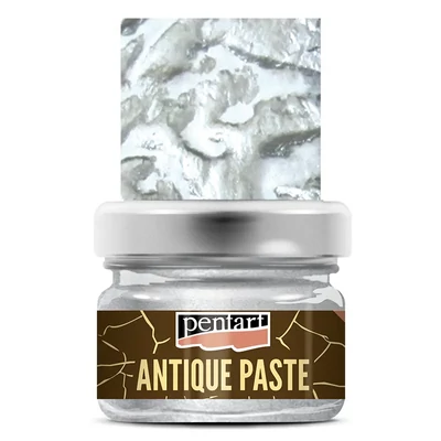 Pentart Pastă antichizare , 20 ml - argintiu