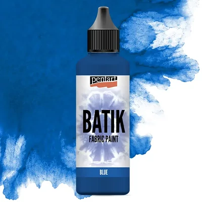 Vopsea pentru batik Pentart, vopsea pentru textile, 80 ml –albastru